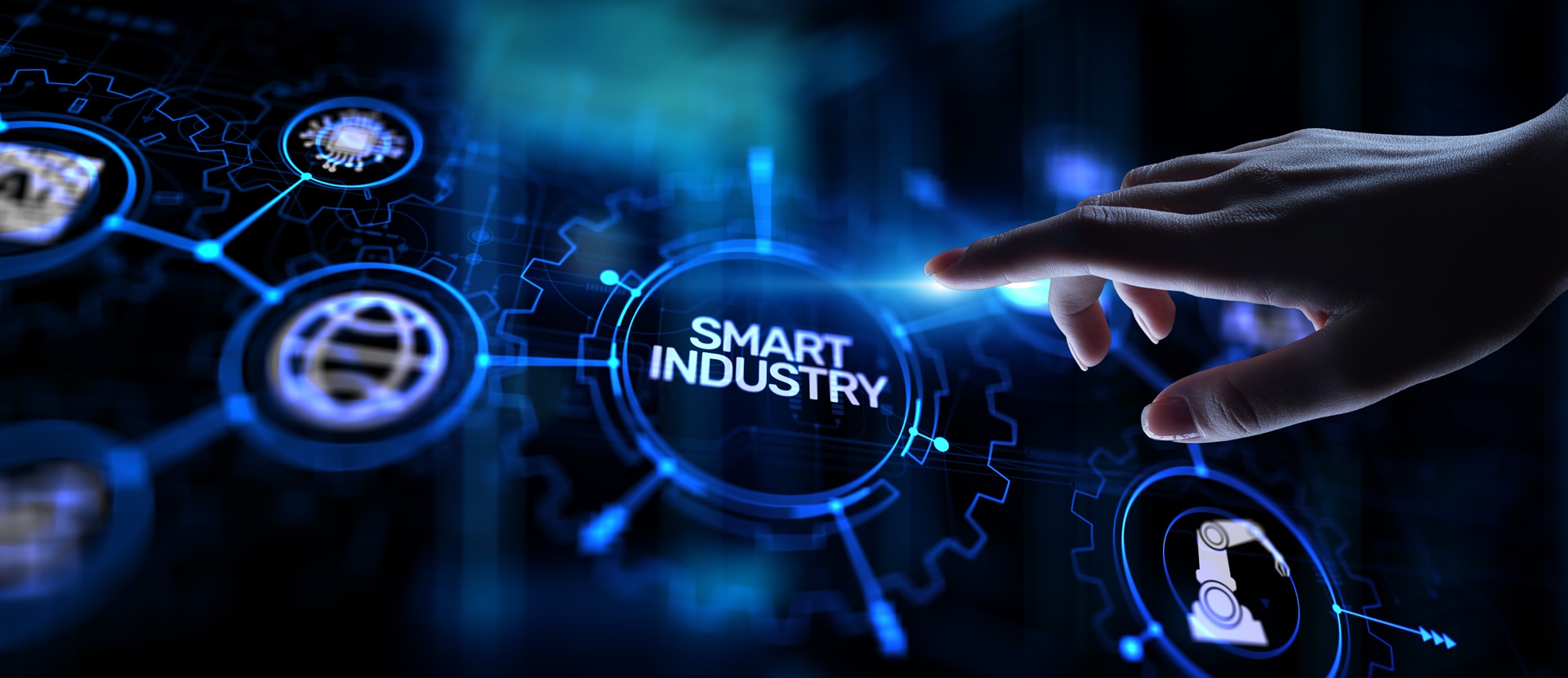 Digitale Smart Industry Anzeige | betriebliche Gesundheitsförderung